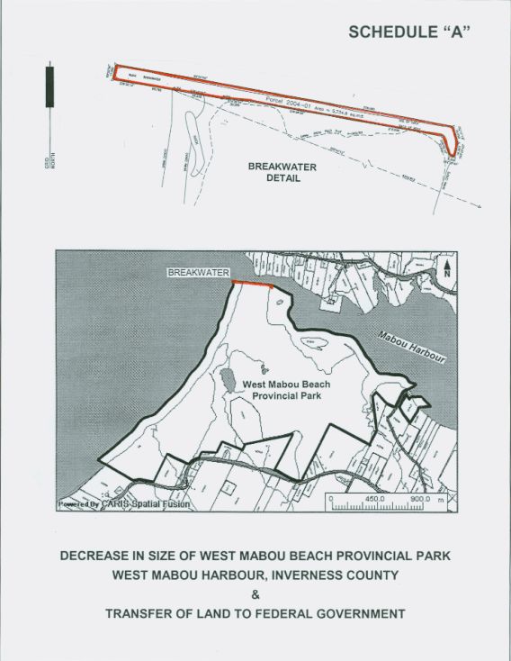 Map of West Mabou Beach Provincial Park